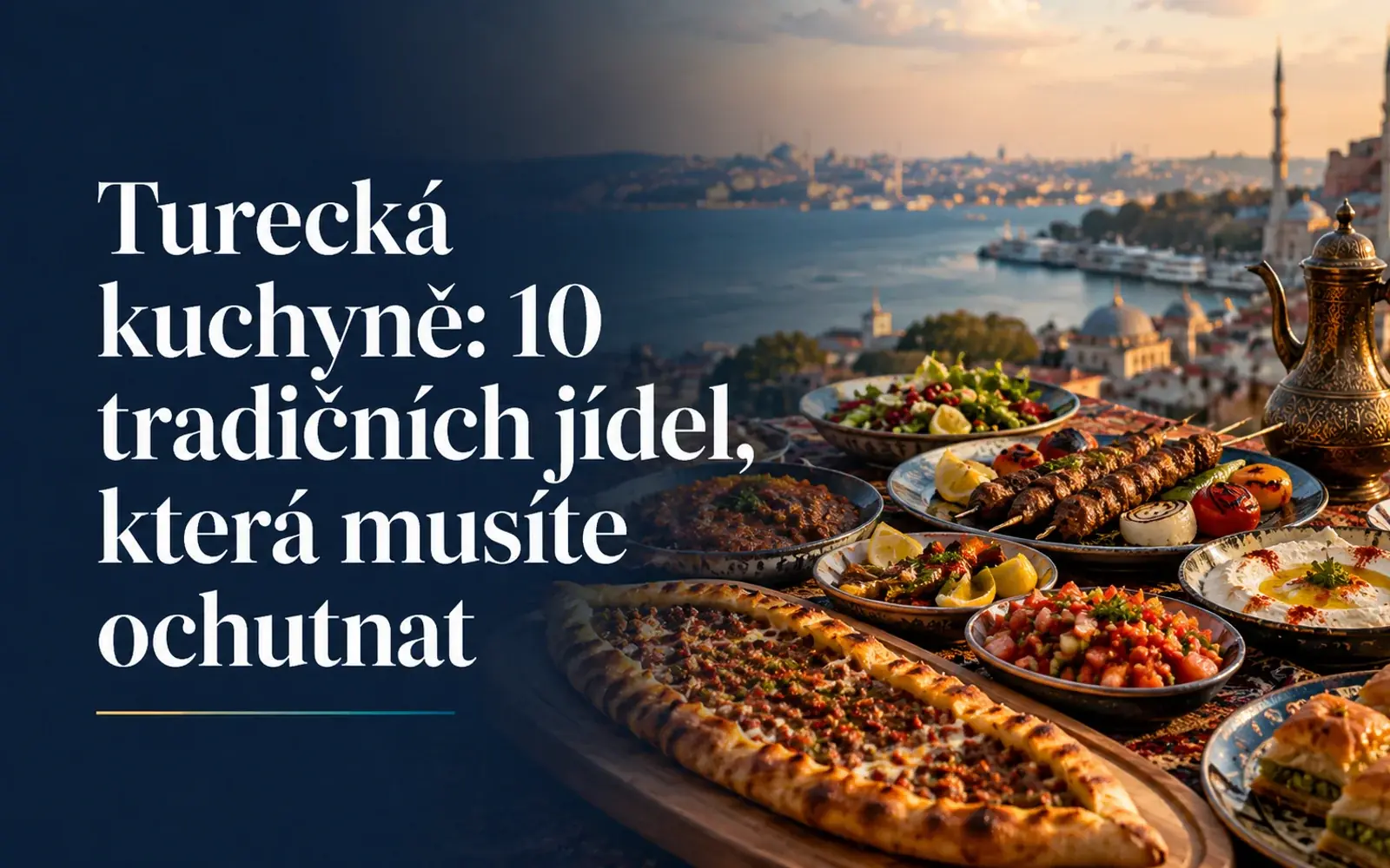 Turecká kuchyně: 10 autentických jídel pro vaši dovolenou
