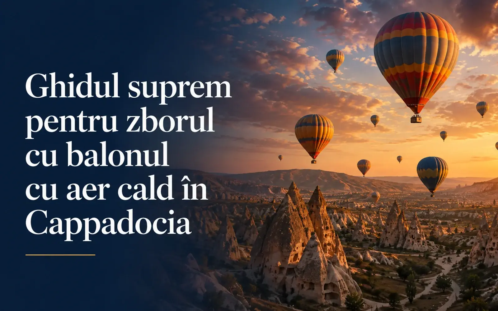 Ghidul suprem pentru zborurile cu balonul cu aer cald în Capadocia